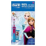 Periuta de dinti electrica Oral-B D12 Kids Frozen Toothbrush + toothpaste 75ml  